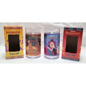 Disney Pocahontas Colors of the Wind Burger King Collectible Tumblers Lot of 2